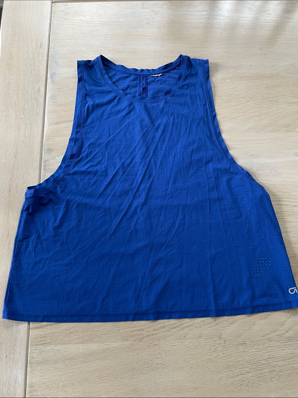 GAPfit Royal Blue Perforated Muscle Tank